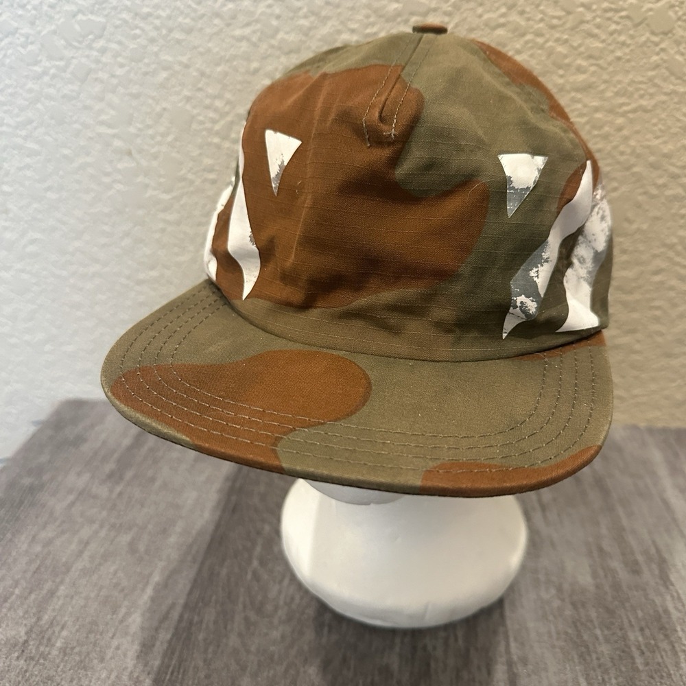 Off-White c/o Virgil Abloh Woven Camo Camp Cap Made In Italy